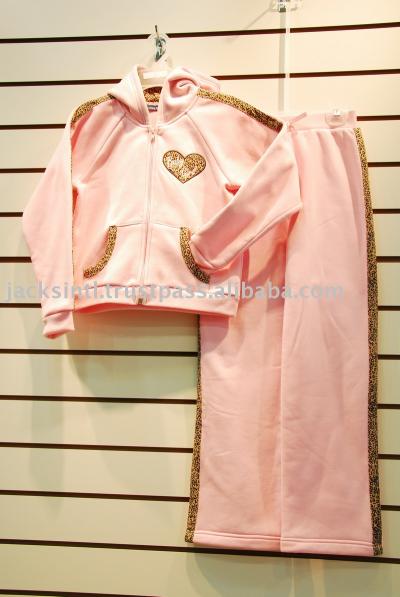 7-16 Girl`s Hooded Pant Set 2-Pc Set Garment / Apparel / Clothing (7-16 Girl`s Hooded Pant Set 2-Pc Set Garment / Apparel / Clothing)