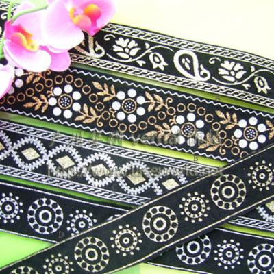 Printed velvet lace (Velours imprimé dentelle)