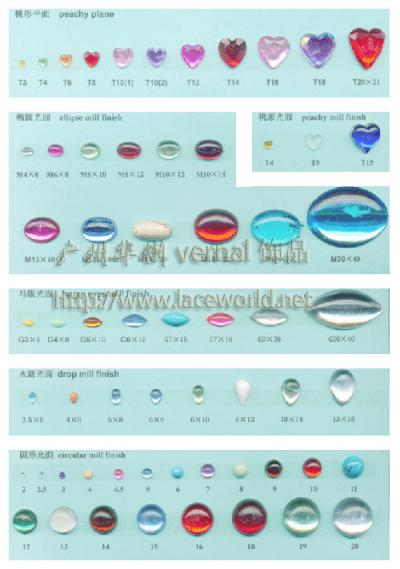 Diamond crystal beads (Perles de cristal de diamant)