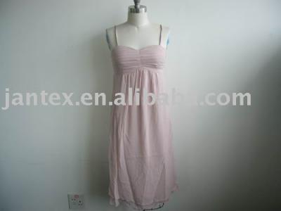 ladies` 100% silk woven dress (ladies` 100% silk woven dress)