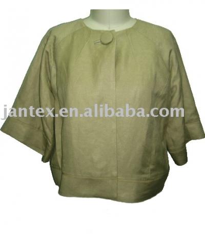 LINEN VISCOSE TWILL JACKET (LINEN VISCOSE TWILL JACKET)