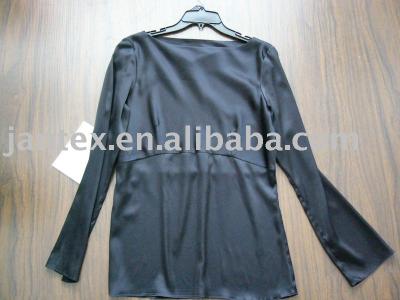 Ladie`s silk satin blouse (Ladie`s silk satin blouse)