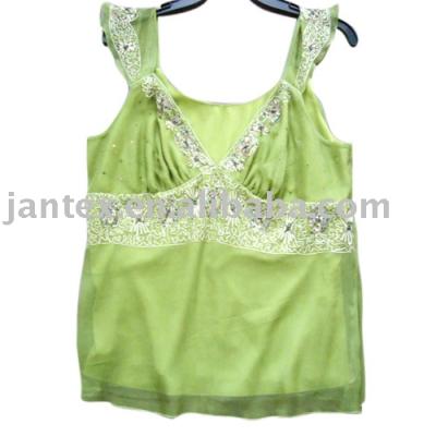 ladies` 100% silk georgette camisole (ladies` 100% silk georgette camisole)