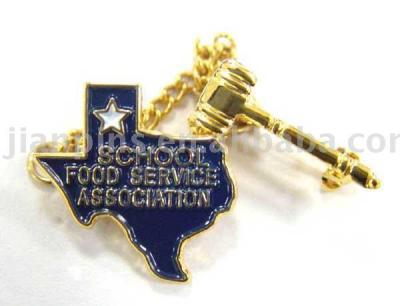 Die Struck Brass Lapel Pin