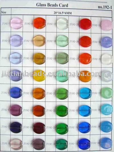 pressed beads (gedrückt Perlen)