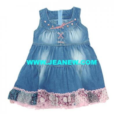 KN8-096 Kid`s Jeans dress (KN8-096 Kid `s Jeans Kleid)