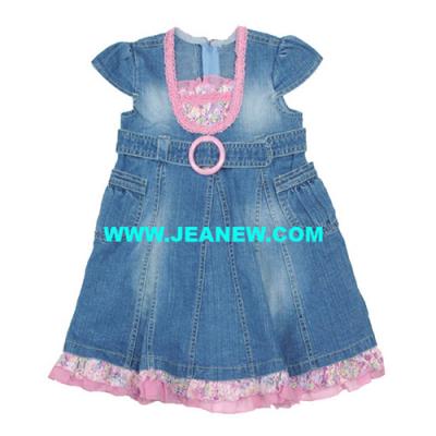 KN8-095 Kid`s Jeans dress (KN8-095 Kid `s Jeans Kleid)