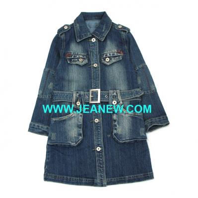 KN8-087 Kid`s Jeans dress (KN8-087 Kid `s Jeans Kleid)