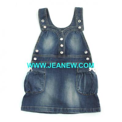 KN8-084 Kid`s Jeans dress (KN8-084 Kid `s Jeans Kleid)