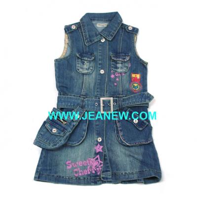 KN8-086 Kid`s Jeans dress (KN8-086 Kid `s Jeans Kleid)