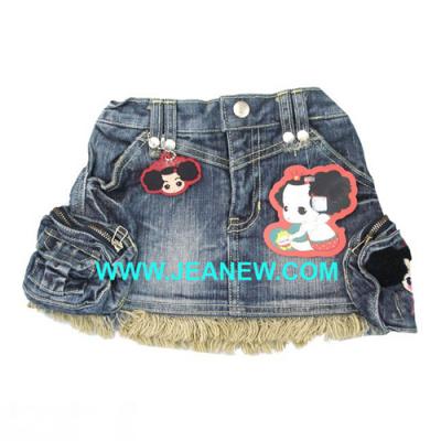 KN8-066 Kid`s Jean skirt