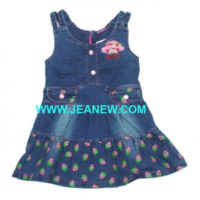KN8-080 Kid`s Jeans dress (KN8-080 Kid `s Jeans Kleid)