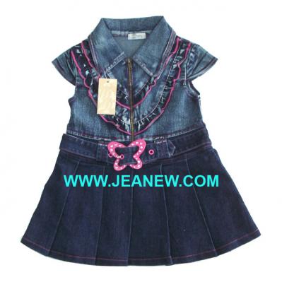KN8-082 Kid`s Jeans dress (KN8-082 Kid `s Jeans Kleid)