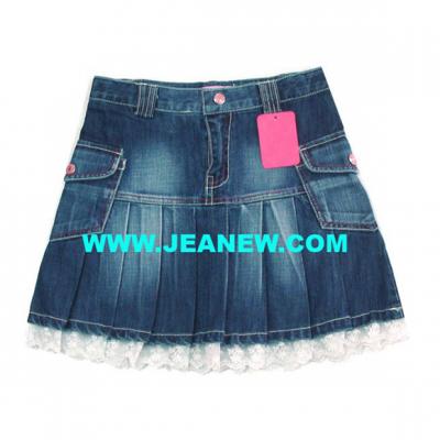 KN8-119 Kid`s Jean Skirt (KN8-119 Kid `s Jean Skirt)