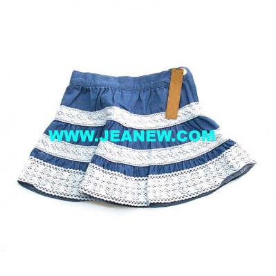 KN8-118 Kid`s Jean skirt (KN8-118 Kid `s Jean Rock)