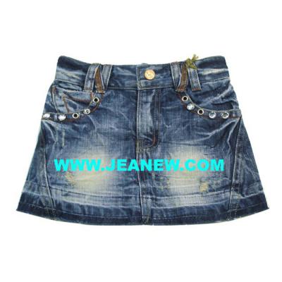 KN8-112 Kid`s Jeans skirt (KN8-112 Kid `s Jeans Rock)