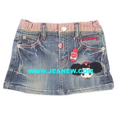 KN8-102 Kid`s Jeans skirt (KN8-102 Kid `s Jeans Rock)