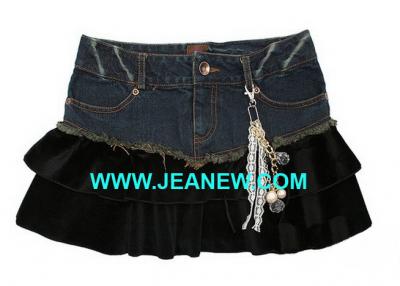 KN8-064 Kid`s Jean skirt