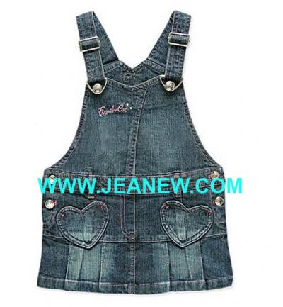 KN8-069 Kid`s Jean skirt