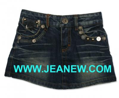 KN8-057 Kid`s Jean skirt