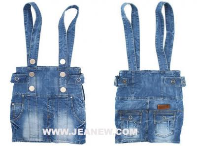 Jn8-097 Denim Jean Skirt (Jn8-097 Denim Jean Jupe)