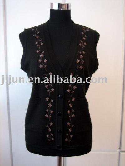 Ladies` Waistcoat sweater (Ladies `Weste Pullover)