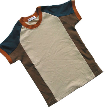 Round Collar T-shirt With Short Sleeve (Round Collar T-shirt With Short Sleeve)