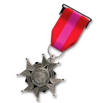 Metal Medals with Ribbon Drape (Metal Medaillen mit Ribbon Drape)