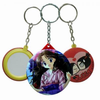 Button Badges with Mirror And Key Chain (Badges avec miroir et Key Chain)