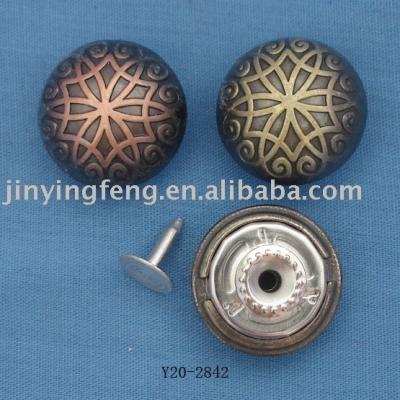 Domed button
