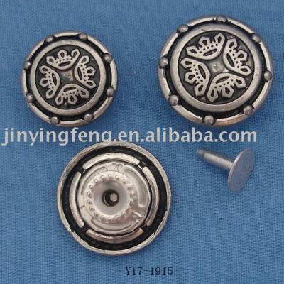 Jeans button with crown design (Jeans-Taste mit Krone Design)