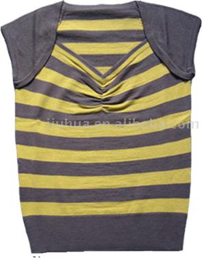SLEEVELESS STRIPED TOP (SLEEVELESS STRIPED TOP)