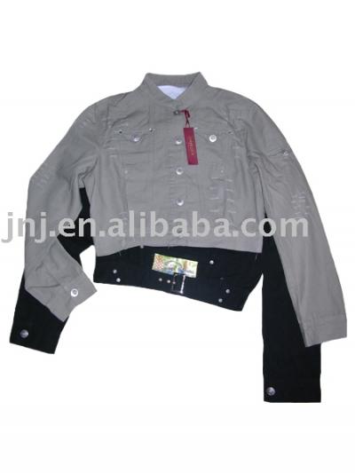 Lady`s cotton jacket jj022203 (Lady`s cotton jacket jj022203)
