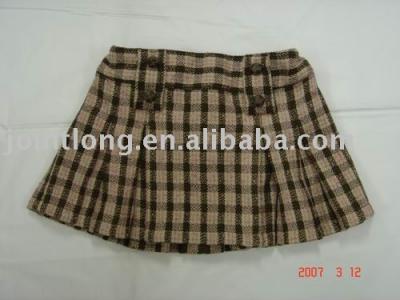 style: 137180+157275 girl`s pleated skirt, Fabric: 100% acrylic y/d check (style: 137180+157275 girl`s pleated skirt, Fabric: 100% acrylic y/d check)
