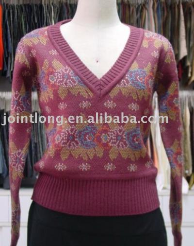 style 3020 wool jacquard sweater (style 3020 wool jacquard sweater)