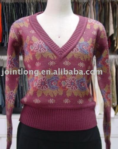 style 3020 wool jacquard sweater (style 3020 wool jacquard sweater)