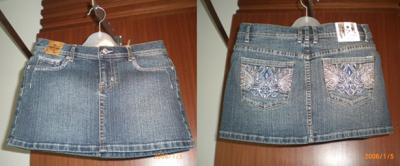 jean skirt