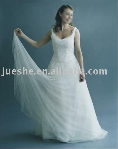 wedding dress with strap (Brautkleid mit Gurt)