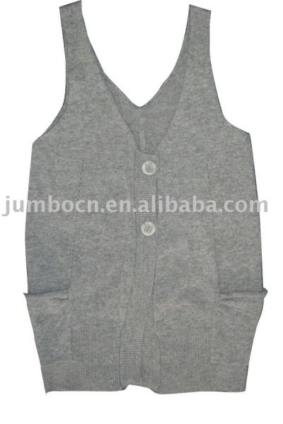 Ladies` knitted vest (Ladies` knitted vest)