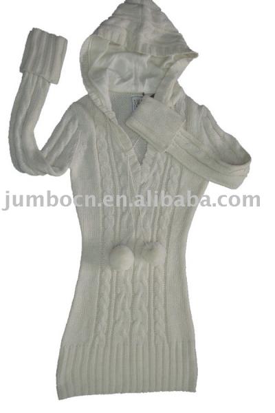 Ladies` knitted sweater (Ladies` knitted sweater)