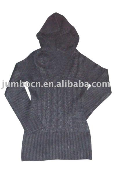 Ladies` knitted sweater (Ladies` knitted sweater)