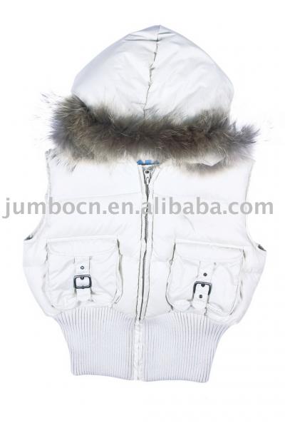 Fashion ladies` winter waistcoat (Дамские моды зима жилет)
