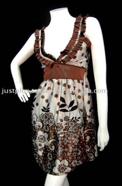 V Neck Stap Dress (V Neck Stap Dress)