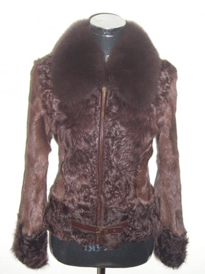 fur garment with fur scarf / fur cape (fur garment with fur scarf / fur cape)