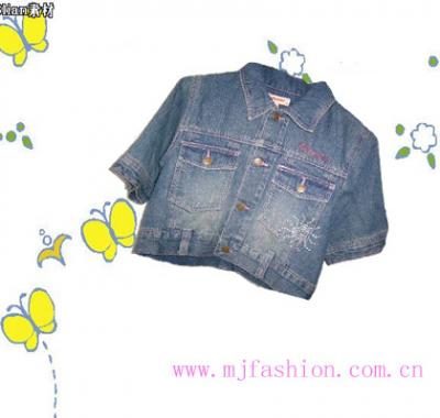 girls sleeved jeans jacket (girls sleeved jeans jacket)