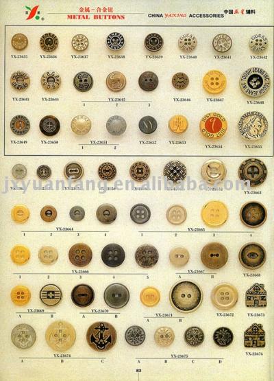metal buttons (металлические пуговицы)