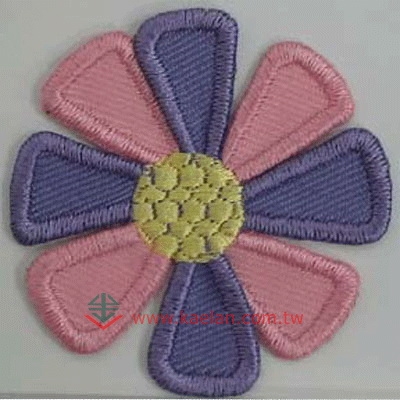 Flower Embroidery Badges (Blumen Stickerei Abzeichen)
