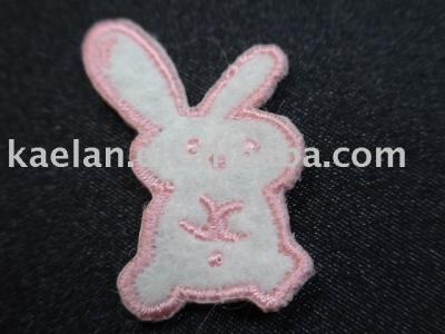 (71113)Rabbit Embroidered badge ((71113) Rabbit Вышитый знак)