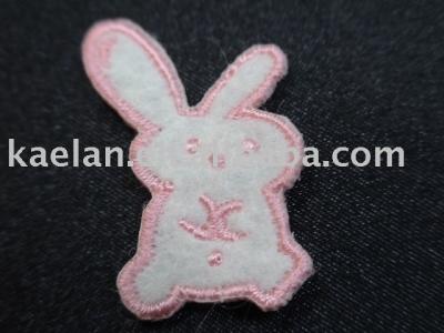 (71113)Rabbit Embroidered badge ((71113) Lapin écusson brodé)