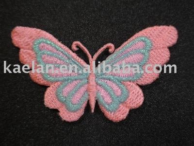 (71161) Butterfly Embroidered badge ((71161) badge papillon brodé)